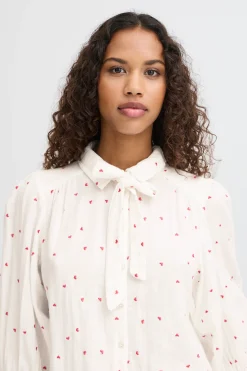 Blouse with long sleeve