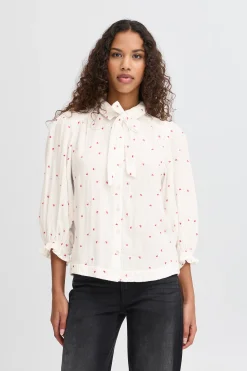 Blouse with long sleeve