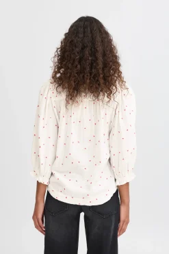 Blouse with long sleeve