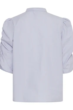 Blouse with short sleeve