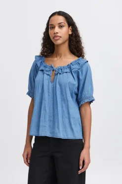 IHBARCY Blouse with short sleeve