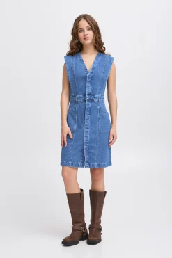 IHCALLY Denim dress
