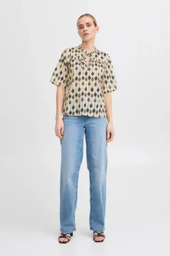 IHEMMERETTA Blouse with short sleeve