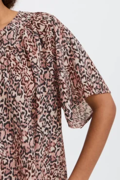 IHSAFARY Blouse with short sleeve