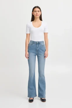 IHTWIGGY FLAIRED HIGH WAIST Jeans
