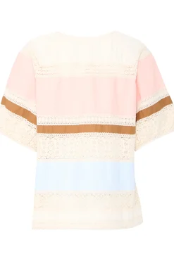 IRALICE Blouse with short sleeve