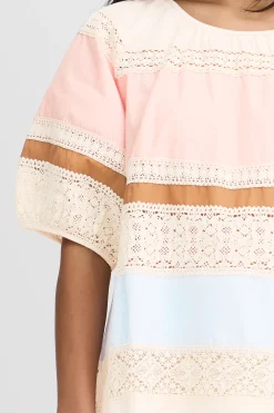 IRALICE Blouse with short sleeve