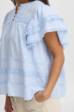 IRDEMI Blouse with short sleeve