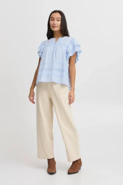 IRDEMI Blouse with short sleeve