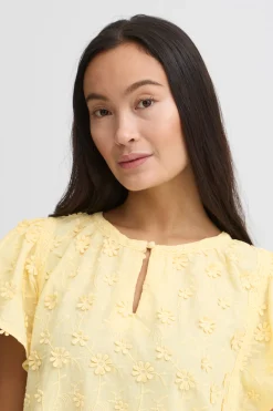 IRLIANE Blouse with short sleeve