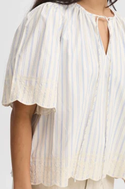 IRMAJA Blouse with short sleeve